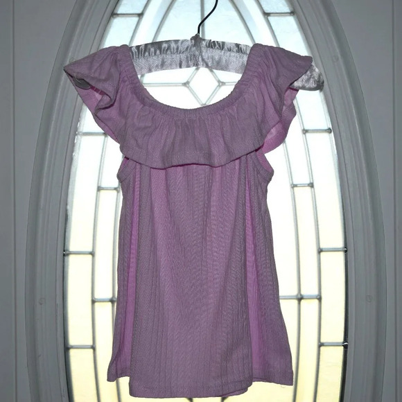BTWEEN Girls Flutter Pastel Lilac Top Size 6 - Picture 1 of 5